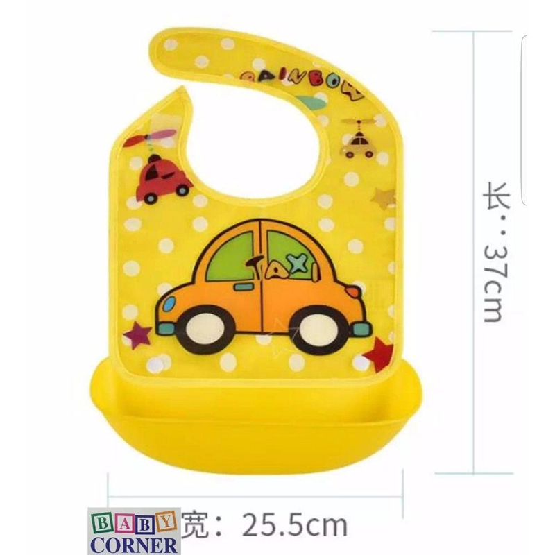 Picture of Waterproof Baby Bib Lunch feeding Bib Multicolor (1 pcs)-Multicolor