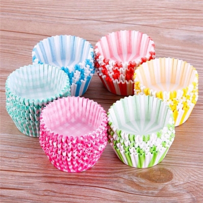 Picture of Cupcake Liner Baking Cups 100 pieces-Multicolor