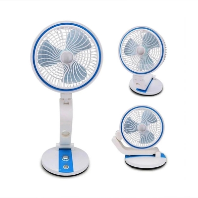 Picture of (LEVELEX) LR 2018 Rechargeable Folding Table Fan with Light Multifunctional Cute fan-Multicolor