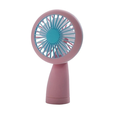 Picture of Rechargeable mini Led hand fan for girls make up ang baby suitable for loadsheding-Multicolor