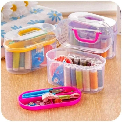 Picture of Portable Household Sewing Kit – 10‑in‑1 Needle & Tool Set-Multicolor