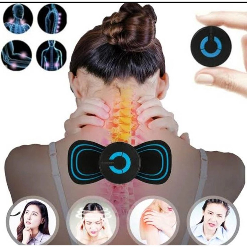Picture of Electric Neck Massager Back Body Portable With USB Charging Cable .-Multicolor