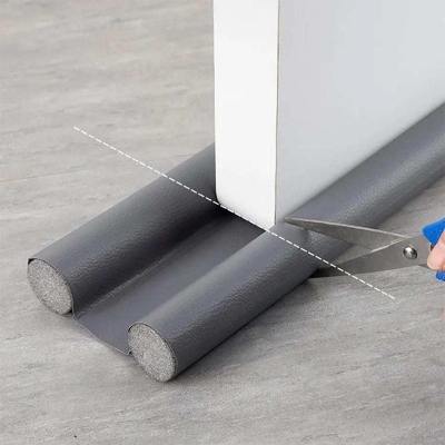 Picture of Door Draft and Dust Stopper Door Air Stopper Door Bottom Sealing Strip 37 Inches Door Draft Door gap and Dust Stopper Door Insect Protector-Black