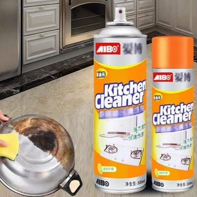 Picture of Kitchen cleaning Foam Spray, Effectively remove Oil & Stain Grill Exhaust Fan (500 ml)-Multicolor