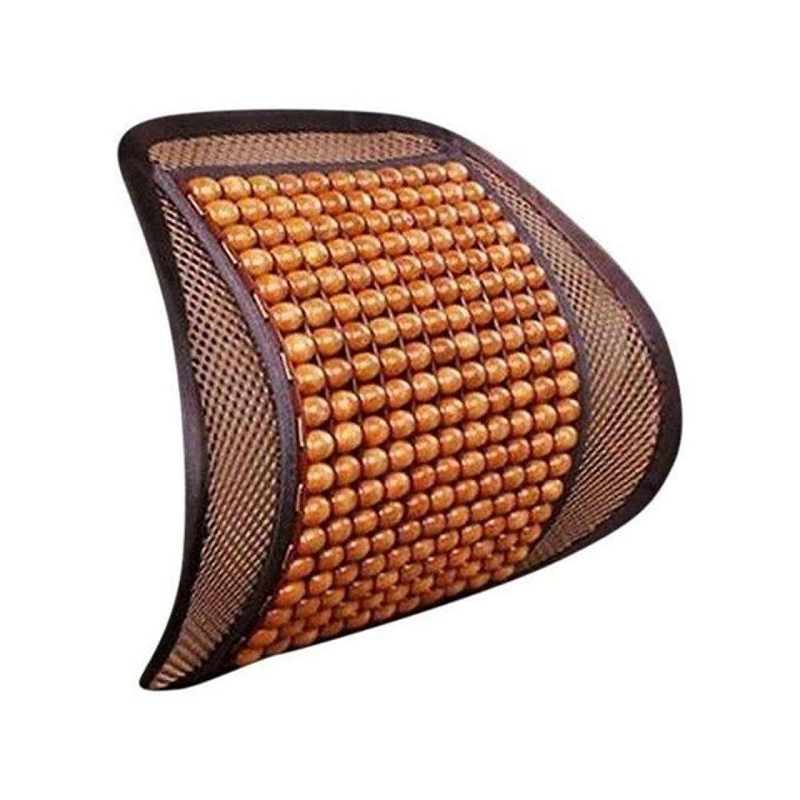 Picture of Back Rest Comfortable Car Seat & Office Chair Massage Back Lumbar Support Black-Multicolor