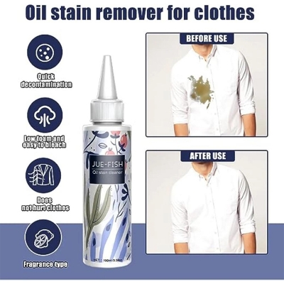 Picture of Clothes Oil Stains Remover, Nml Stain Remover, Garment Stubborn Stain Cleaner, Stain Remover for Clothes, Emergency Stain Rescue Stain Remover, Strong Fabric Stain Remover for Home Use - 100ML-Multicolor