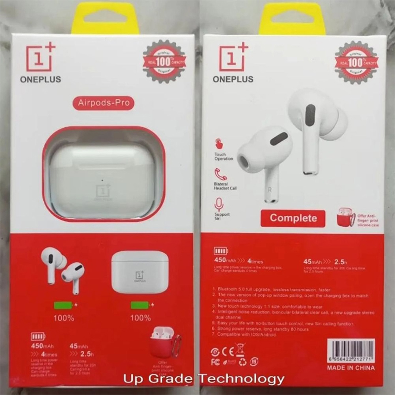 Picture of Airpods Pro Tws Wireless Airbuds Bluetooth V5.0 Bluetooth Earphone - Jimartbd-Multicolor