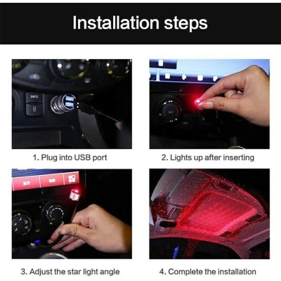 Picture of Mini LED Car Roof Galaxy Projector Light-Multicolor