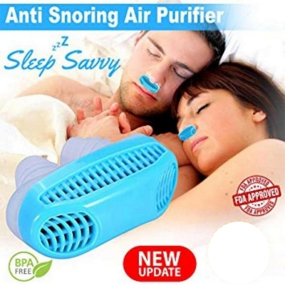 Picture of 2‑in‑1 Anti‑Snoring Silicone Nose Clip-Multicolor