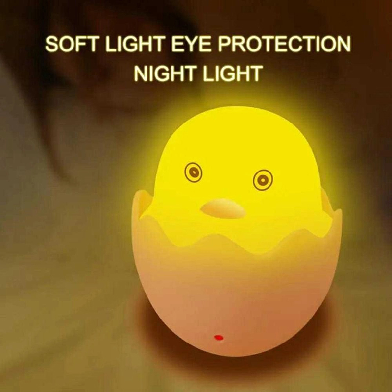 Picture of Duck Mushroom Sensor LED Night Light (EU Plug)-Multicolor