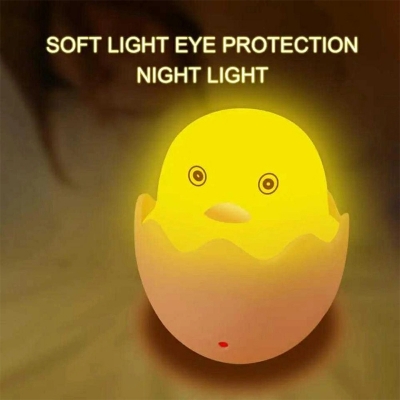 Picture of Duck Mushroom Sensor LED Night Light (EU Plug)-Multicolor