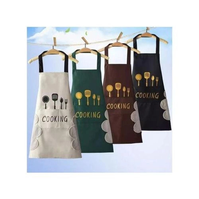 Picture of Apron cooking Apron work Apron Clothes kitchen Accessories resistant Dirt Apron-Multicolor