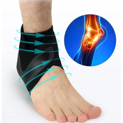 Picture of Adjustable Drop Foot Brace Foot Up AFO Brace Unisex Fits for Right/Left Foot Orthosis Ankle Brace Support, Improve Walking Gait-Multicolor