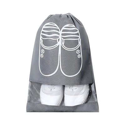 Picture of 1 pcs Shoes Storage Bags Closet Organizer Non-woven Travel Portable Bag Waterproof Pocket Clothing Classified Hanging Bag-Multicolor