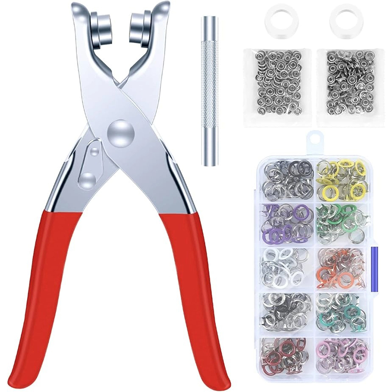 Picture of Metal Sewing Snap Buttons – 100 Sets-Brick Red