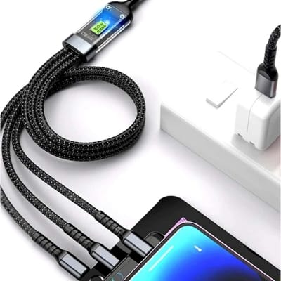 Picture of APG 3‑in‑1 Fast Charging Cable – 100W-BLACK