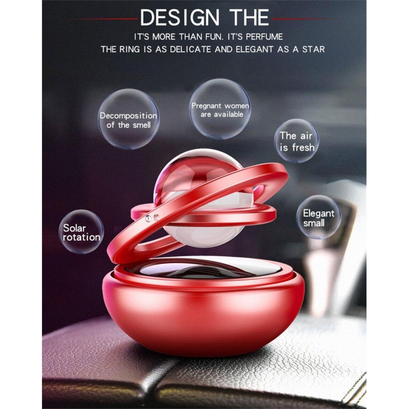 Picture of solar Rotate car dashboard ornament perfume