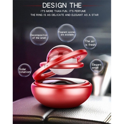 Picture of solar Rotate car dashboard ornament perfume