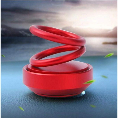 Picture of Double Loop Rotary Suspension Dashboard Perfume - Car/ office desk - red
