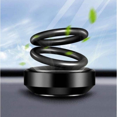 Picture of Double Loop Rotary Suspension Dashboard Perfume - Car/ office desk - Black