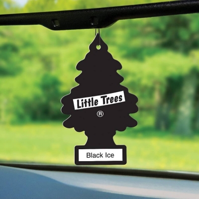 Picture of Little Tree Car Air Freshener Hanging Tree I Black Ice