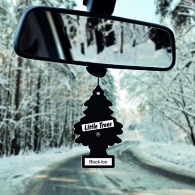 Picture of Little Tree Car Air Freshener Hanging Tree I Black Ice