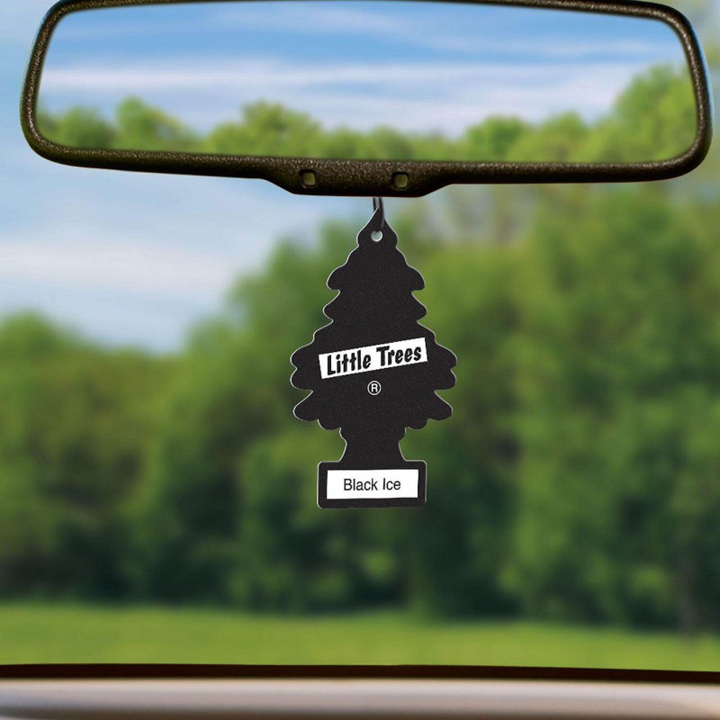 Picture of Little Tree Car Air Freshener Hanging Tree I Black Ice