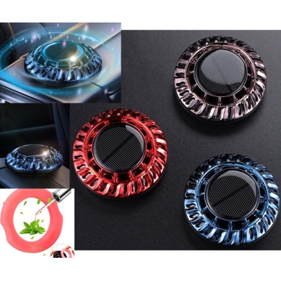 Picture of Solar Car gadgets technology air-freshener Rotating perfume fragrant aromatic Aromatherapy Ornament Accessories Interior Perfume