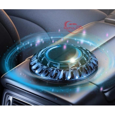 Picture of Solar Car gadgets technology air-freshener Rotating perfume fragrant aromatic Aromatherapy Ornament Accessories Interior Perfume