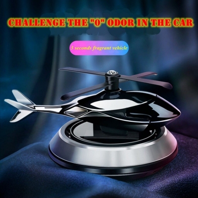 Picture of Car Aromatherapy Solid Balm Solar Energy Helicopter Ornaments Decoration Auto Perfume Air Outlet Fragrance