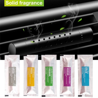 Picture of Car Interior Air Freshener Vent Clip Outlet Air Condition Diffuser Solid Flavoring Perfume Fragrance Auto Smell for VW Kia Lada 4.7