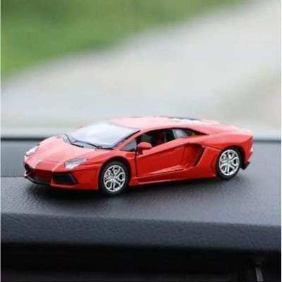 Picture of Car Ornament Auto Model Shape New Dashboard Decoration - Red
