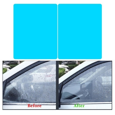 Picture of 4 PCS Car Rearview Mirror Protective Film, HD Anti-Fog Nano Coating Rainproof Film,Car Anti Water