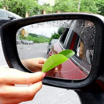 Picture of 2PCS Car Rearview Mirror Protective Film Anti Fog Window Clear Rainproof Rear View Mirror Protective Soft Film Auto Accessories