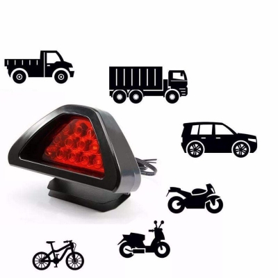 Picture of Universal F1 Style 12 LED Red Rear Tail Third Brake Stop Safety Lamp Light Car-Styling 2019 new /3.38