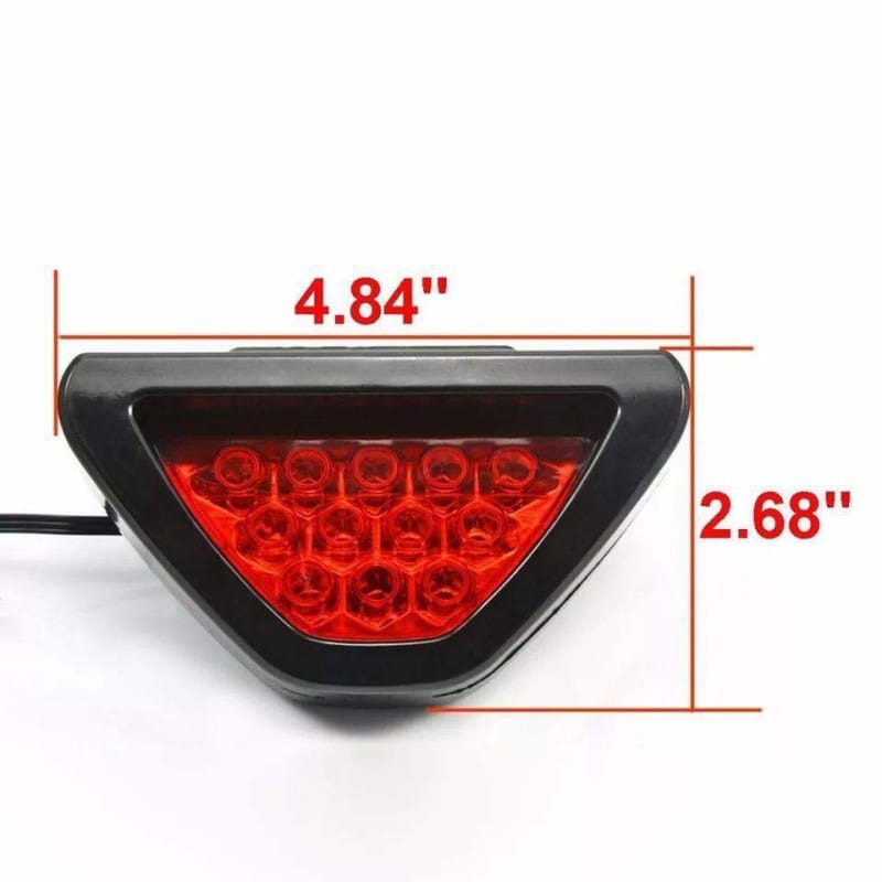 Picture of Universal F1 Style 12 LED Red Rear Tail Third Brake Stop Safety Lamp Light Car-Styling 2019 new /3.38