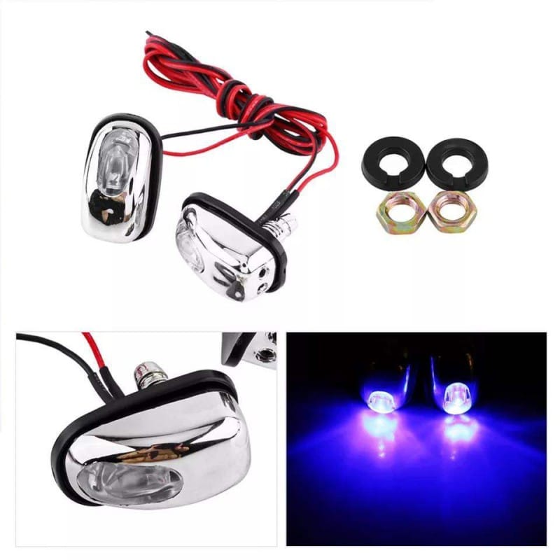 Picture of 2Pcs Car LED Lights Windshield LED Lamp Wiper Jet Water Spray Decorative 7-Color Optional New