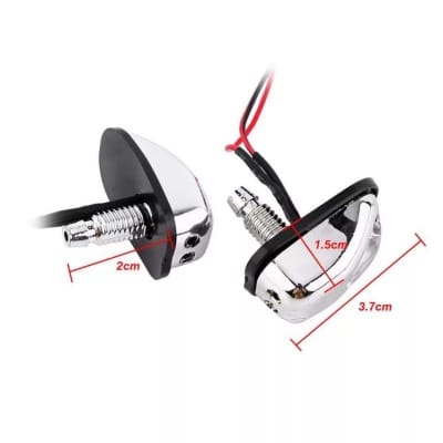 Picture of 2Pcs Car LED Lights Windshield LED Lamp Wiper Jet Water Spray Decorative 7-Color Optional New
