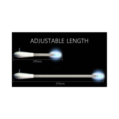 Picture of Vehicle Elasticity Bumper Corner Pole Safety Pole with LED Light for Universal Car Blue colour
