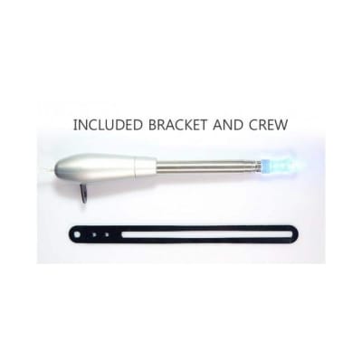 Picture of Vehicle Elasticity Bumper Corner Pole Safety Pole with LED Light for Universal Car Blue colour