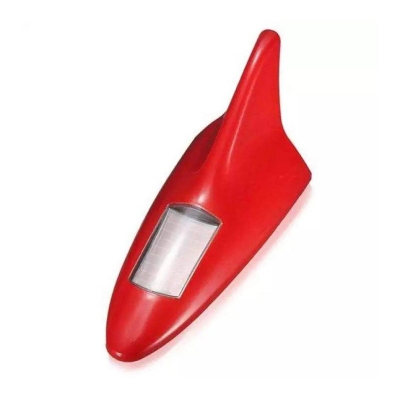 Picture of New Shark Fins Lamp Car Solar Energy Light Lamp - Red