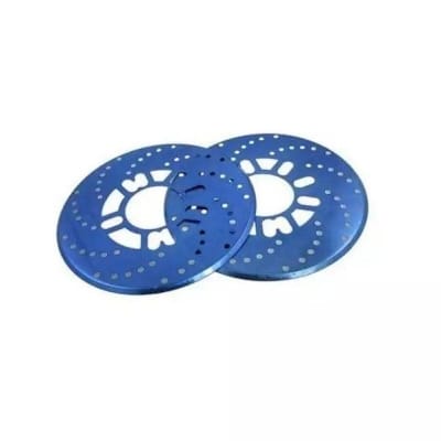 Picture of Aluminum Disc Brake Rotor Cover Pair - Light Blue