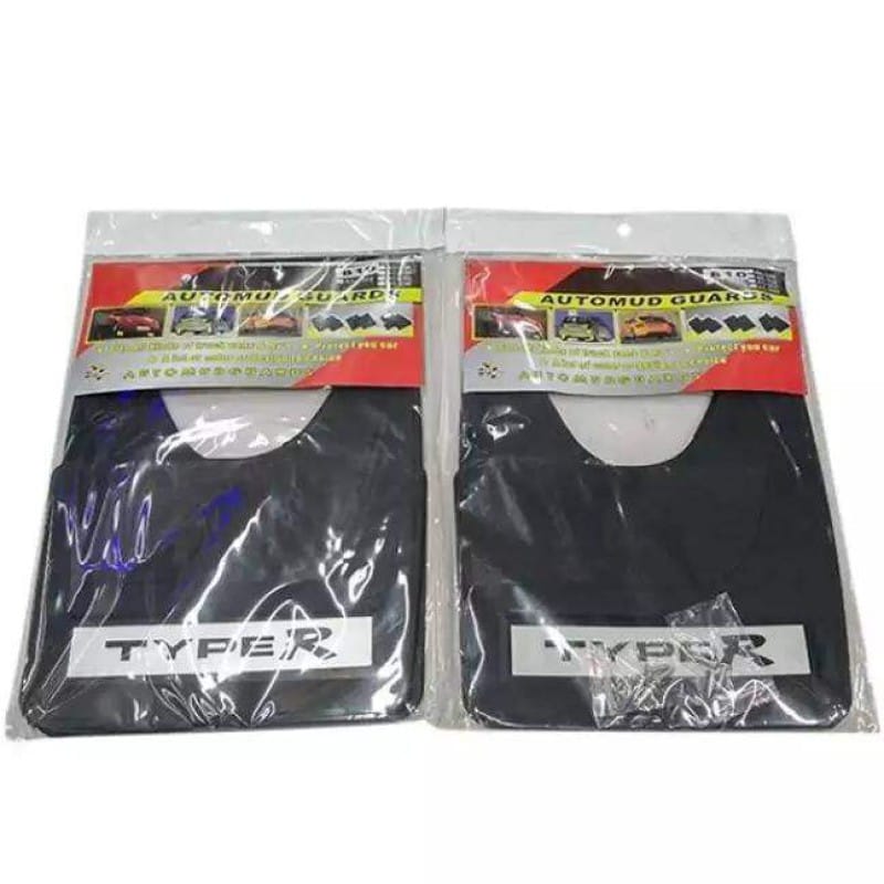 Picture of Car mudguard universal black.1. & red 2.