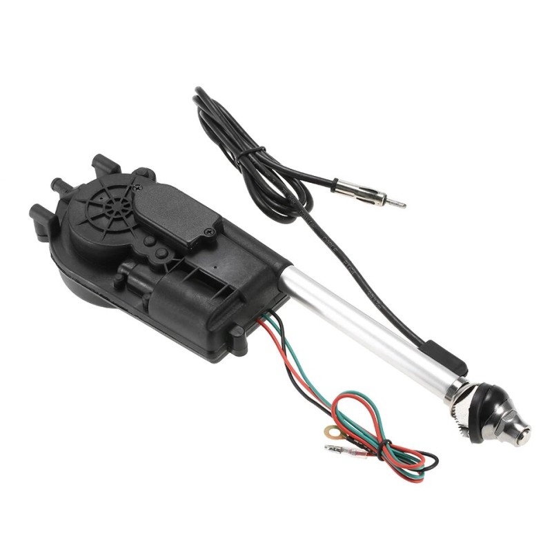 Picture of 1PCS Universal Auto Car Antenna SUV Power Electric Aerial Automatic Antenna Mast AM FM Radio 12V Exterior Shark Vehicle Aerial