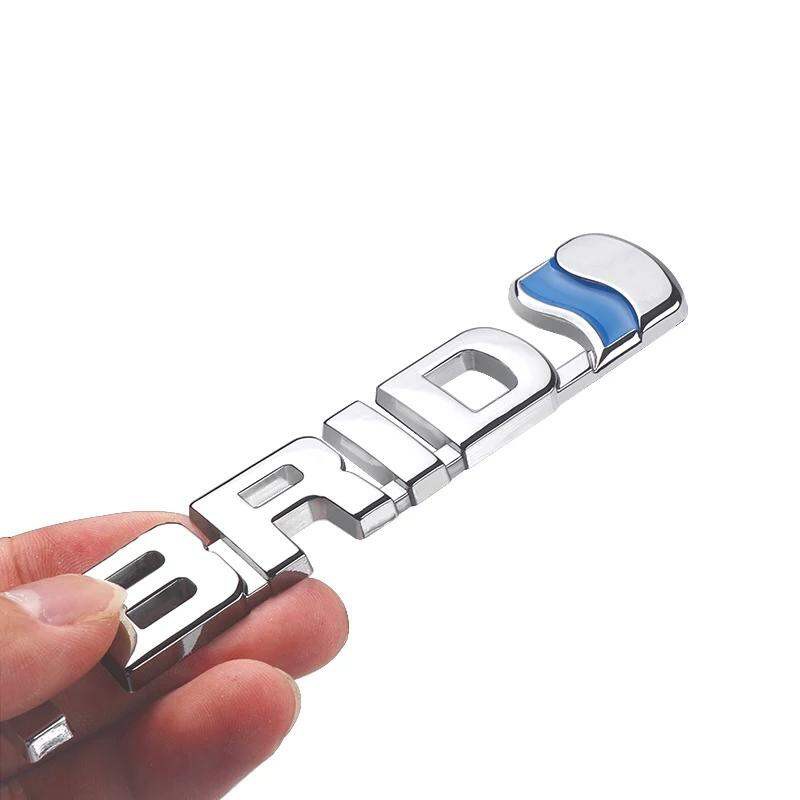 Picture of 3D Metal Hybrid Letter Car Badge Stickers Decal for For Hybrid Toyota Camry Rav4 Reiz Lexus BMW Audi Honda Auto Car side Emblem 1 pc