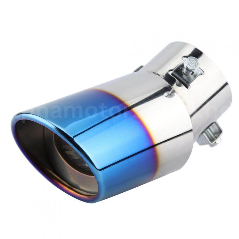 Picture of Car Auto Round Stainless Steel Exhaust SINGEL