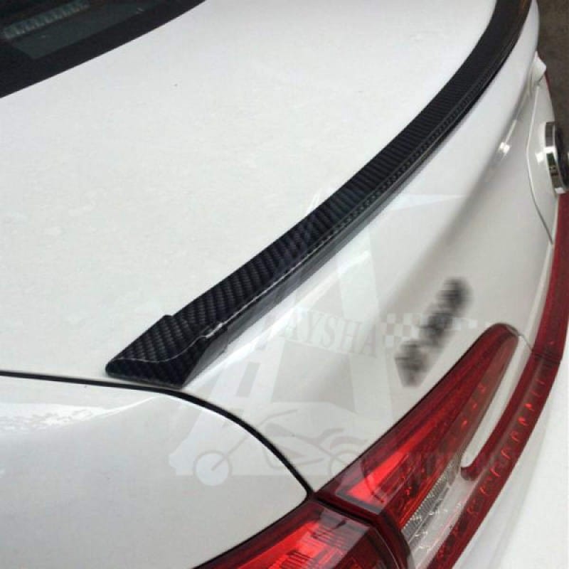 Picture of Spoiler / Rear Rubber Bonnet Wing Lip Sticker Samurai -Carbon Black