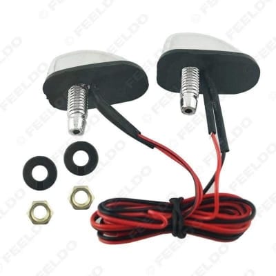 Picture of 2Pcs Car LED Lights Windshield LED Lamp Wiper Jet Water Spray Decorative 7-Color Optional New