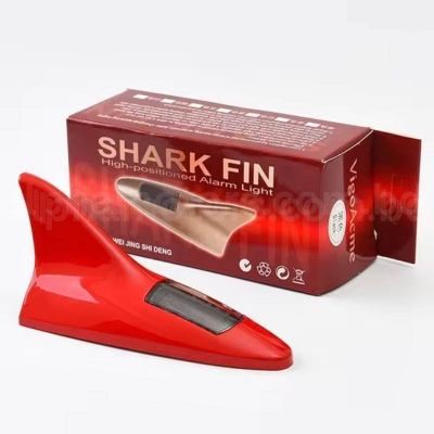 Picture of Waterproof Shark Fin Solar Antenna Red