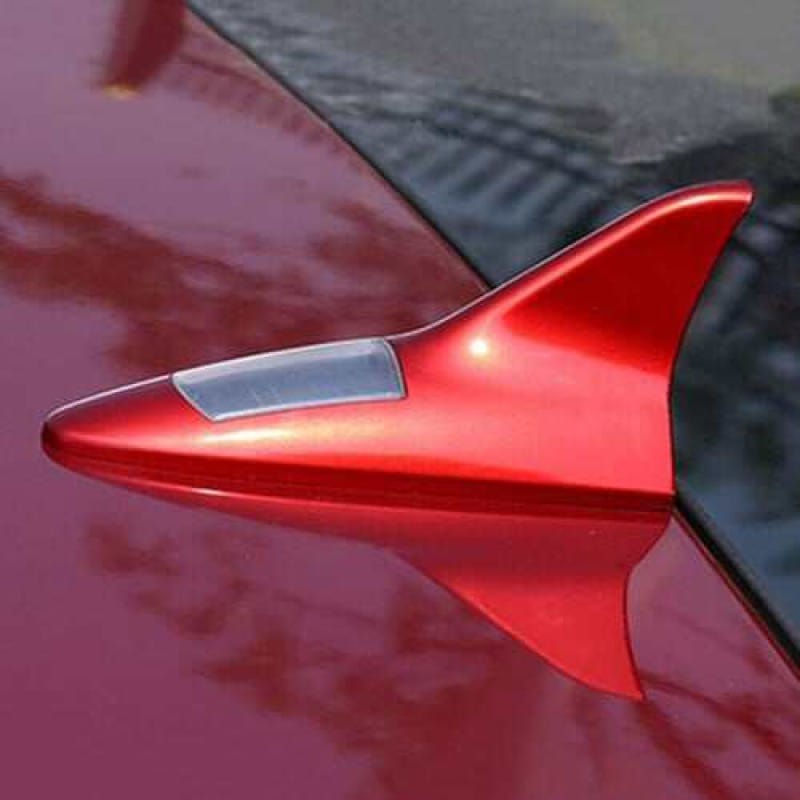 Picture of Waterproof Shark Fin Solar Antenna Red